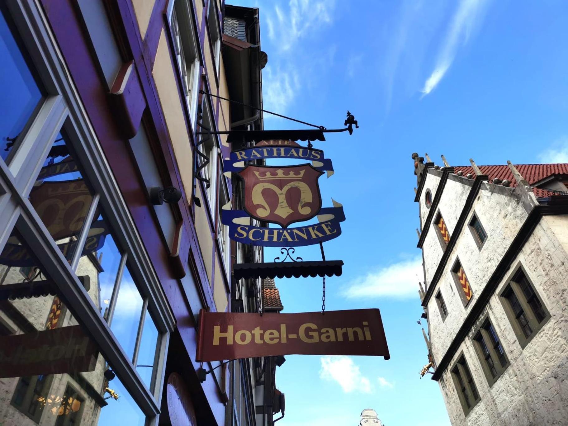 Alte Rathausschaenke - Hotel Garni Hannoversch Münden Esterno foto