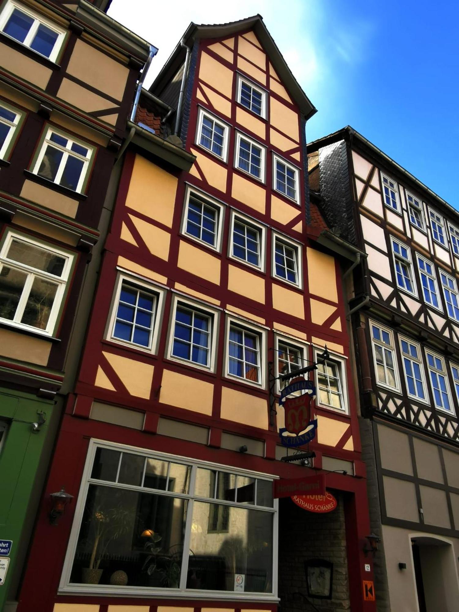 Alte Rathausschaenke - Hotel Garni Hannoversch Münden Esterno foto